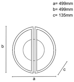 LED Stmievateľné stropné svietidlo LED/75W/230V 3000-6500K + diaľkové ovládanie