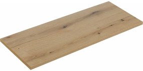 Závěsná skříňka Viva Cashmere Lola s deskou a umyvadly 120 cm kašmírová/dub evoke