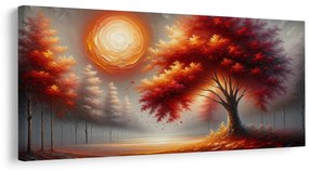 Obraz jesenný strom života vo svetle slnka