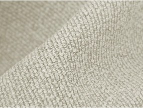 Béžová rohová pohovka z textílie buklé (ľavý roh/s leňoškou) Aloha – Makamii