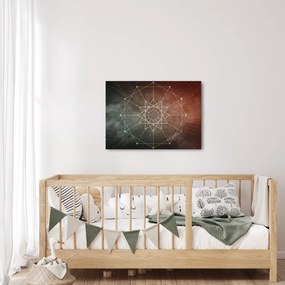 Obraz - Vesmírny dodecagram (70x50 cm)