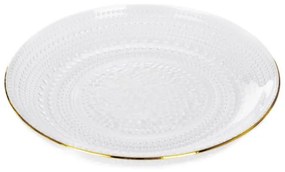 Dezertný tanier DAJANA so zlatým okrajom SS23 848754