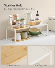 Set 2 výsuvných kuchynských políc KCS051N01