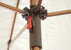 Doppler Gastro Magic Junior Alu Drevo 2 x 2 m - slnečník - 2. akosť (S248)