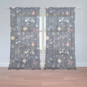 Sablio Záclony Štedrovečerná noc: 2ks 150x250cm