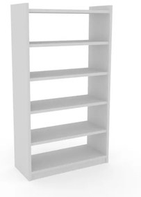 Policový regál Hook 6 polic Alaska bílá