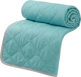 Chladiaca letná prikrývka ELARIA, tyrkysová Rozmer: 200 x 220 cm