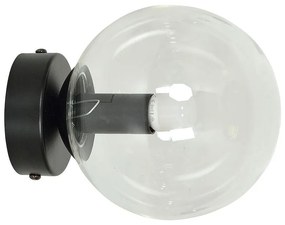 Nástenné svietidlo ROSSI 1xE14/10W/230V čierna/číra