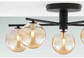 Jupiter 2047 - Prisadený luster PRATO 5xG9/10W/230V čierna/béžová