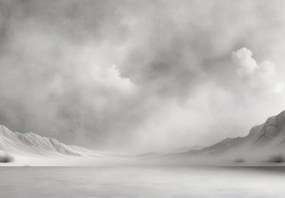 Fototapeta - Sivá pustatina (147x102 cm)