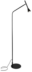 Moderná stojaca lampa Gygnus čierna