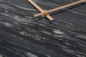 Zuiver Marble Time dizajnové hodiny - Čierna