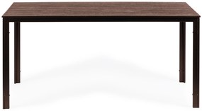 Záhradný cateringový stôl 156 x 78 cm hnedý