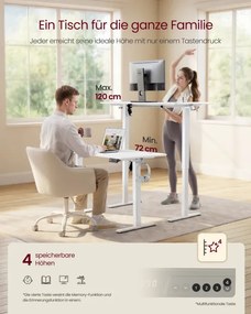 Elektrický pracovný stôl LSD314WZ03