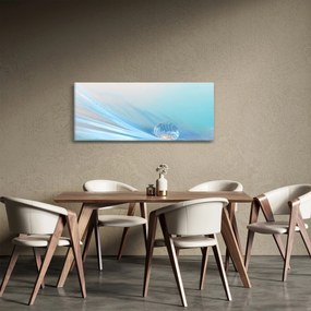 Obraz - Modrá kvapka (120x50 cm)