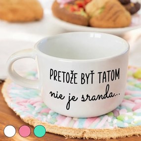 Ahome Hrnček makronka - Pretože byť tatom nie je sranda... Vyberte farbu: Mätová