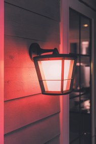 PHILIPS HUE Vonkajšia nástenná LED múdra lampa HUE ECONIC s funkciou RGB, 15W, teplá biela-studená biela, IP44