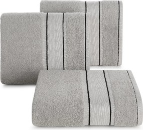 BAVLNENÝ UTERÁK NIKOLA SADA 6KS 50X90 CM SIVÁ