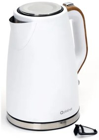 Rýchlovarná kanvica 1,7 l 2400W/230V nerez/biela