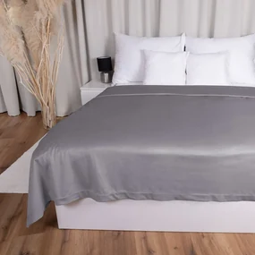 Biante Zamatový prehoz na posteľ Velvet Prémium SVP-013 Sivý 140x200 cm