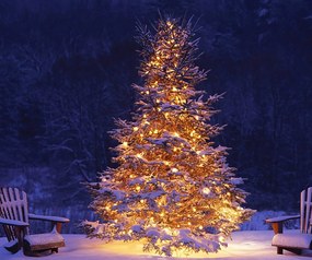 Vianočné svetielka vonkajšie FLASH teplá biela 200 LED