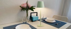 Toolight Toolight, dotyková LED nočná stolná lampa 5W, 3 farby svetla, USB napájanie, APP1368-T GREEN, svetlá zelená, OSW-08630