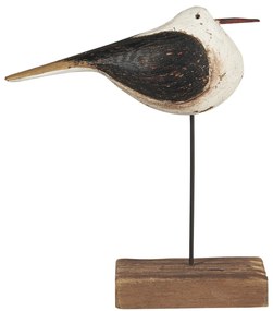 Ib Laursen Drevená dekorácia Bird Nautico 13,5 cm
