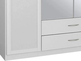 Šatníková skriňa Torrent, biela