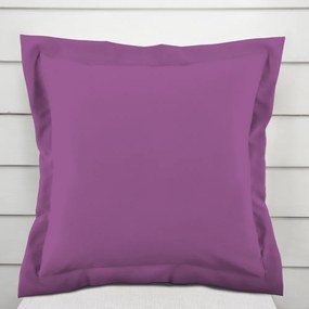 Biante Bavlnená obliečka na vankúš s lemom Moni MO-079 Purpurová 60 x 60 cm