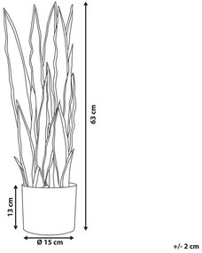 Umelá rastlina 63 cm SAPLE. Vlastná spoľahlivá doprava až k Vám domov. 1022764