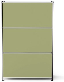 Kovová komoda »CN3« s 2 výklopnými priečinkami, pistáciová