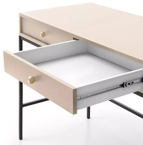 Toaletní stolek Mono II 104 cm béžový/černý