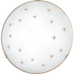 Kolarz 731.13.4.160- Nástenné svietidlo NONNA 3xE27/60W/230V priemer 50 cm kvet ružové zlato