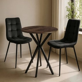 PROXIMA.store - Jedálenský stôl LAUREN FARBA: biela, FARBA NÔH: orech