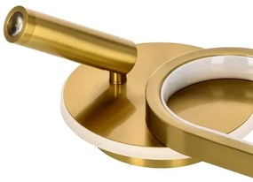 LED Nástenné svietidlo MONET LED/13W/230V + LED/2W 3000/4000/6000K zlatá