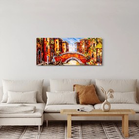 Obraz - Olejomaľba mesta III. (120x50 cm)