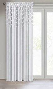 ZÁVES NA PÁSKE STELLA 140X270 CM BIELA