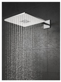 GROHE Rainshower SmartActive 310 Cube - Hlavová sprcha, 2 prúdy, so sprchovým ramenom, mesačná biela 26479LS0