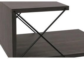 Nočný stolík CROSS 55x50 cm hnedá