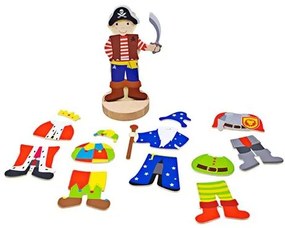 Bigjigs Toys Magnetické obliekacie puzzle mystické postavy