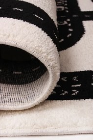 Detský koberec Kiddy H050A svetlosivý