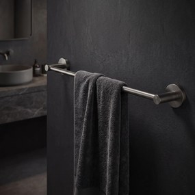Rea Leo, kúpeľňový vešiak na uteráky, grafitová, 63 cm, REA-08802