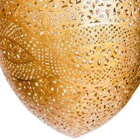 Luxusná mosadzná lampa Golden Egg