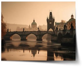 Sablio Plagát Praha Karlov most 1 - 60x40 cm