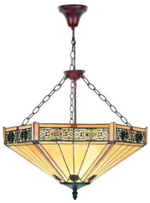 Tiffany luster AFRIKA Reversed 110*Ø50 3XE27