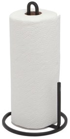 Čierny oceľový držiak na kuchynské utierky ø 17 cm Squire – Umbra