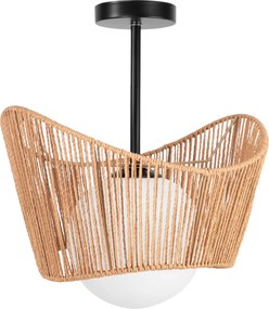 Toolight Toolight, závesné svietidlo 1xE27 APP1589-1CP, čierna-hnedá, OSW-04125