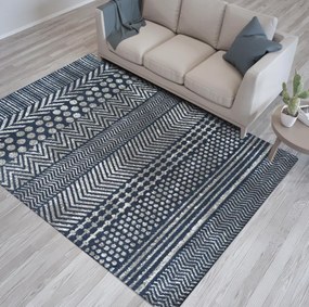 Dizajnový koberec s decentnými vzormi Šírka: 120 cm | Dĺžka: 170 cm