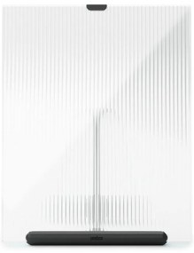 Čierny sklenený stojací rámček 19x23 cm Flute – Umbra