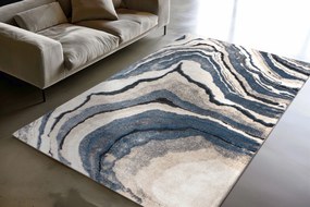 Obsession, Kusový koberec My Bologna 461 Blue, 80x150, modrá, chodba / predsieň